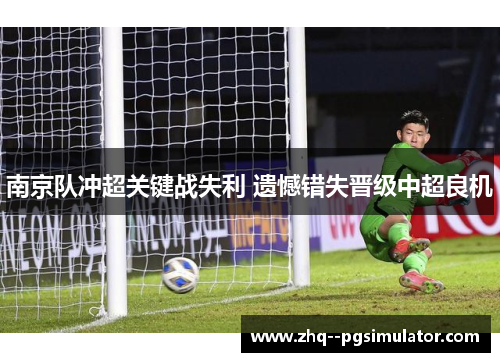 南京队冲超关键战失利 遗憾错失晋级中超良机 南京队冲超关键战失利 遗憾错失晋级中超良机